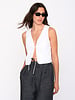 Callie Tie Vest | White