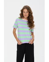 Laci Tee | Purple Stripe