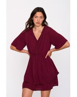 Lottie Dress | Burgundy
