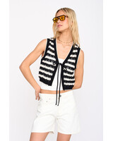 Cordi Tie Top | Black