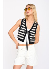 Cordi Tie Top | Black