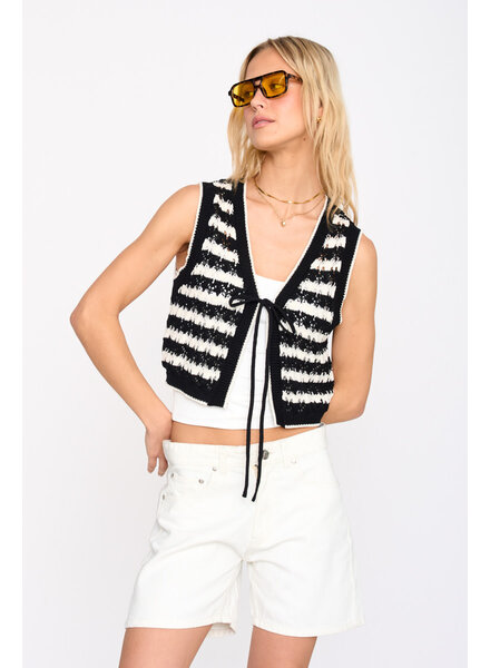 Cordi Tie Top | Black