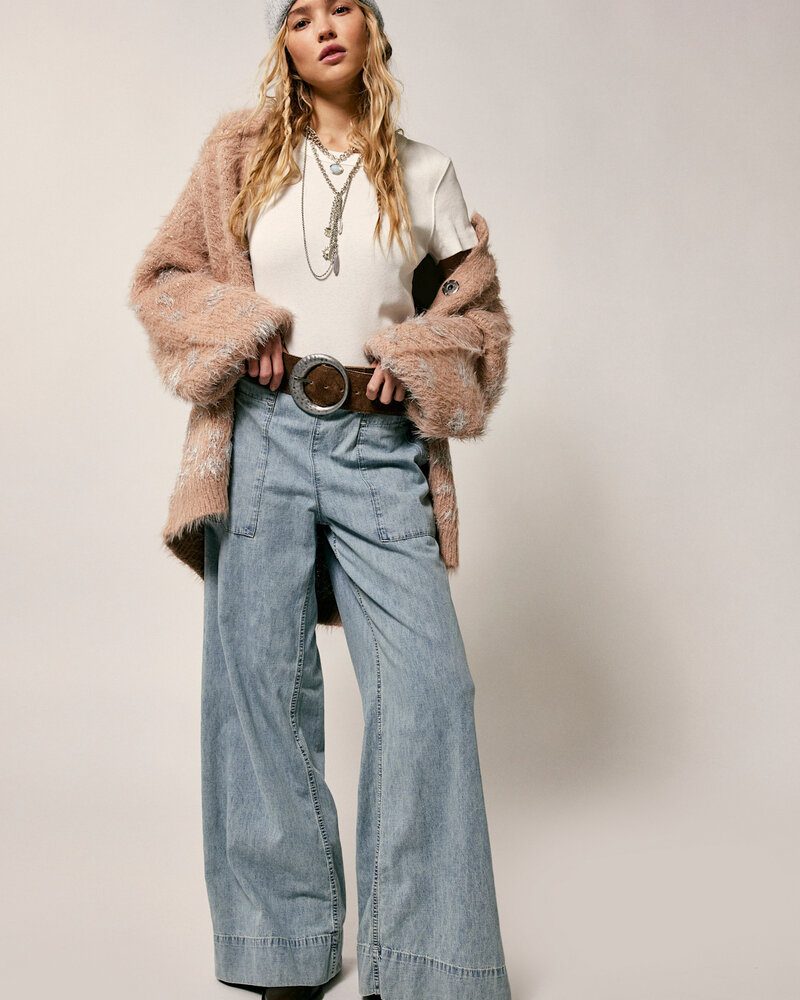 Free People Breezy Denim Pull-On Jeans | Dusk