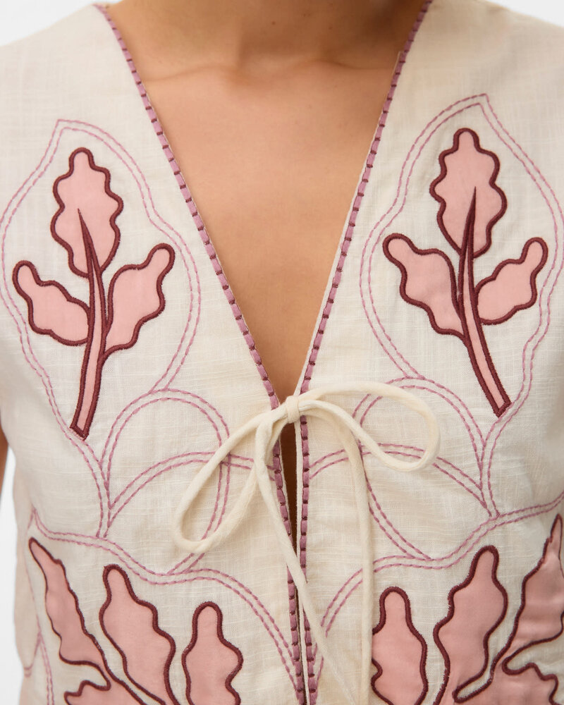 Vero Moda Jamila Embroidered Vest | Birch