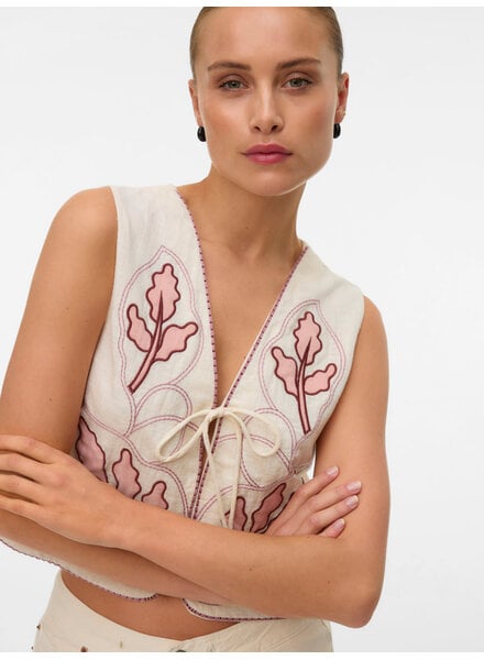Vero Moda Jamila Embroidered Vest | Birch