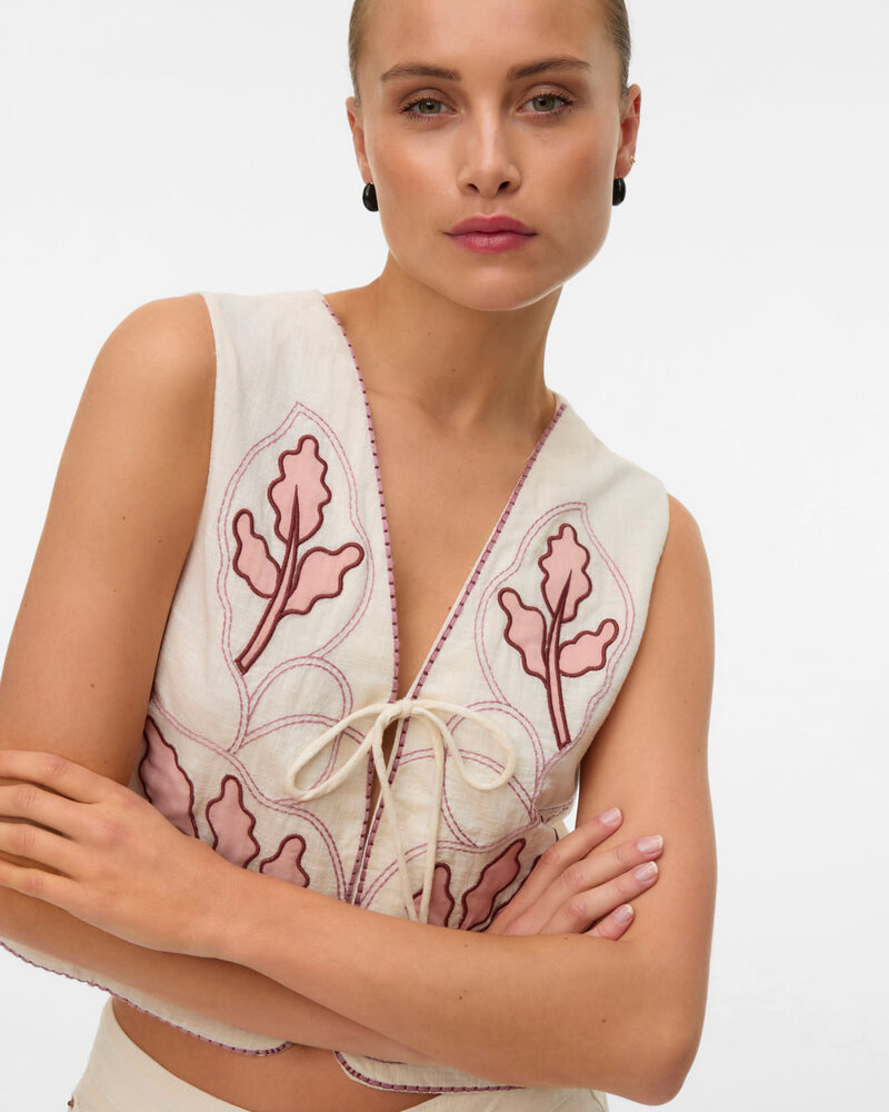 Vero Moda Jamila Embroidered Vest | Birch