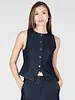 Darcie Denim Vest | Dark