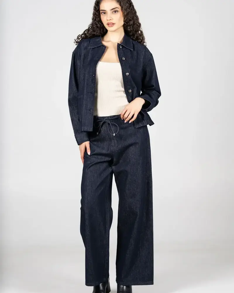 Wide Leg Relax Pant | Dark
