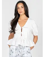 Rachel Tie Front Blouse