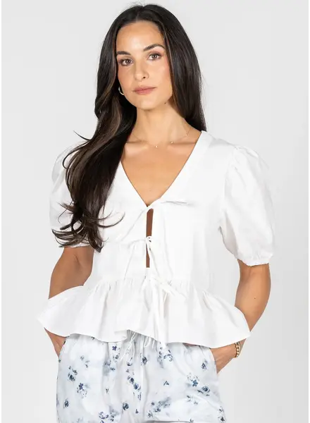 Rachel Tie Front Blouse