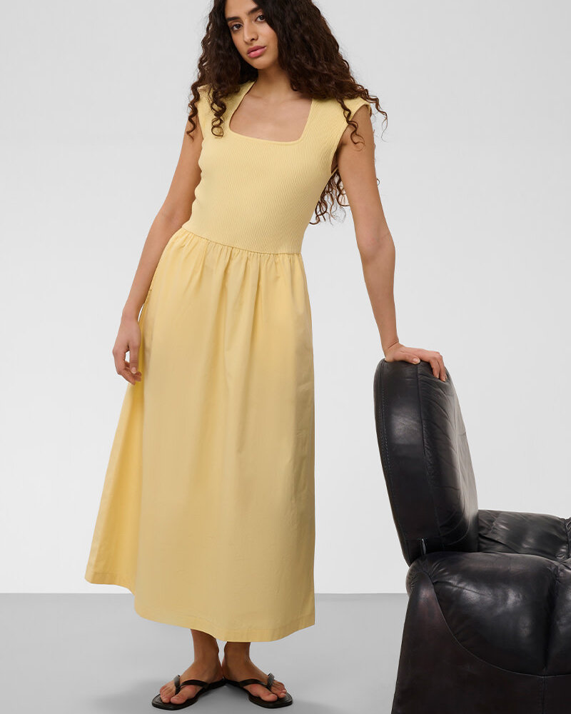 Simone Phoebe Dress | Yellow