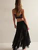 Free People Nice To Meet You Maxi Slip Skirt