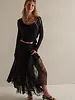 Free People Nice To Meet You Maxi Slip Skirt
