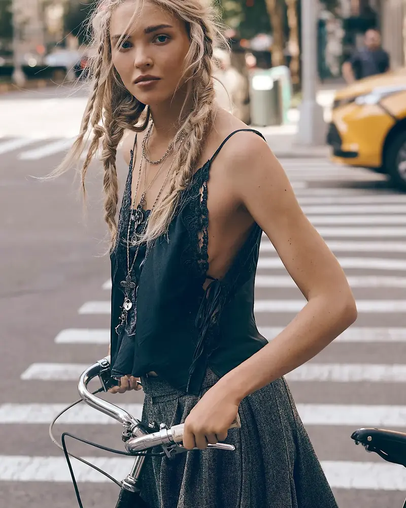 Free People Someone Like You Cami | Black