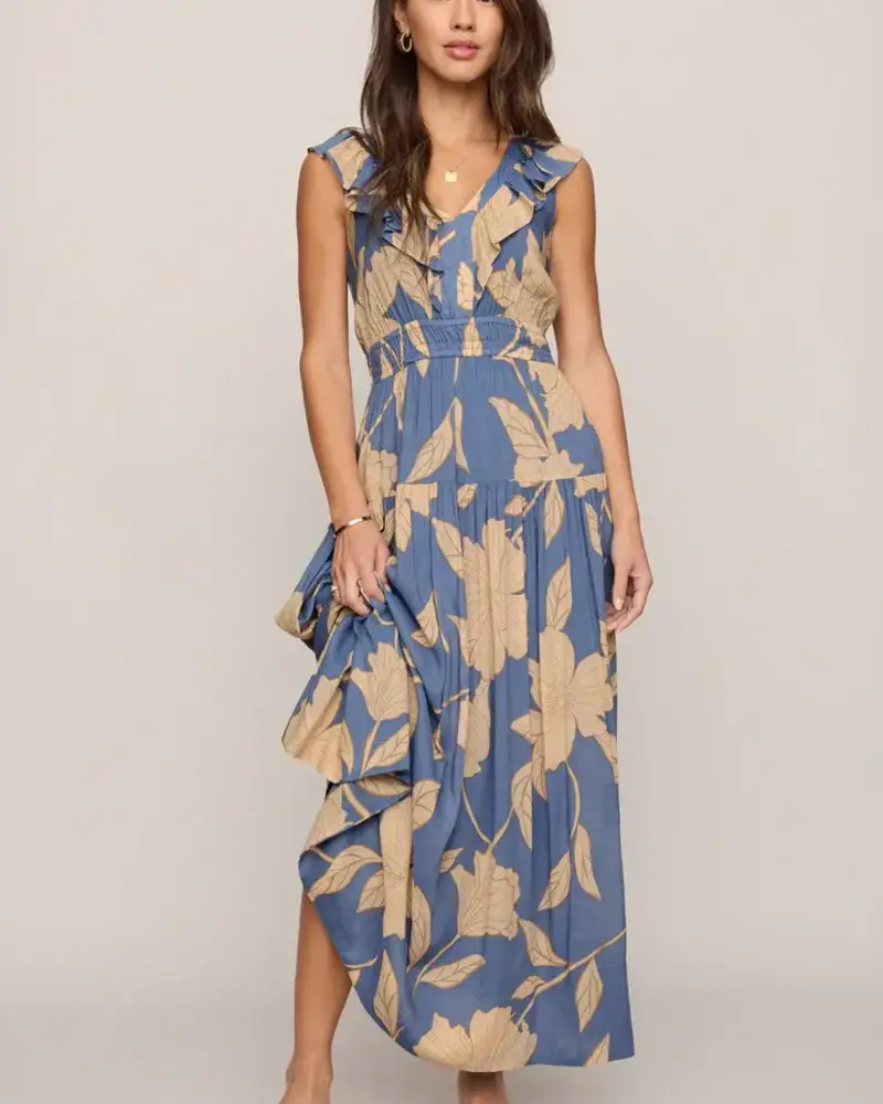 Z Supply Malene Bloom Floral Maxi Dress