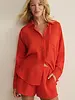 Z Supply The Perfect Airy Gauze Button Up | Red