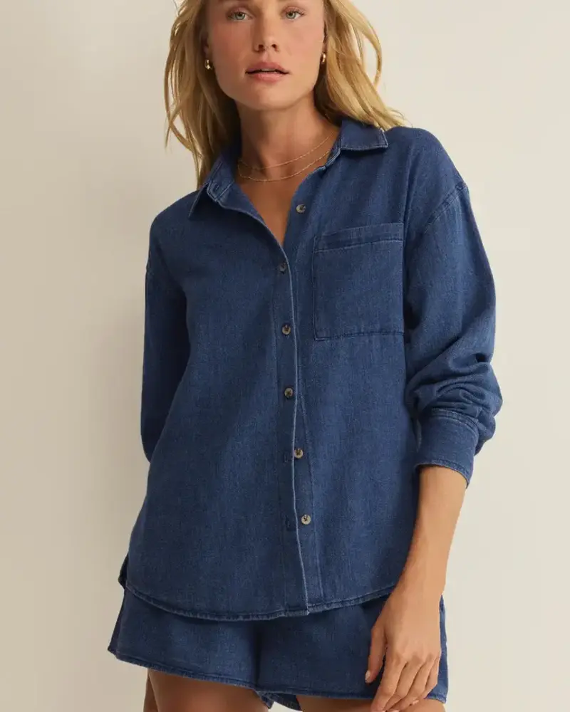 Z Supply The Perfect Twill Button Up