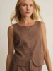 Z Supply Roman Linen Vest | Palos