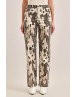 Ella Classic Straight | Cow Print