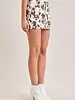 Peyton Cow Print Mini Skirt