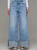 Nori High Rise Cuffed Super Wide Leg