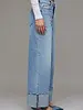 Nori High Rise Cuffed Super Wide Leg