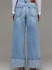 Nori High Rise Cuffed Super Wide Leg