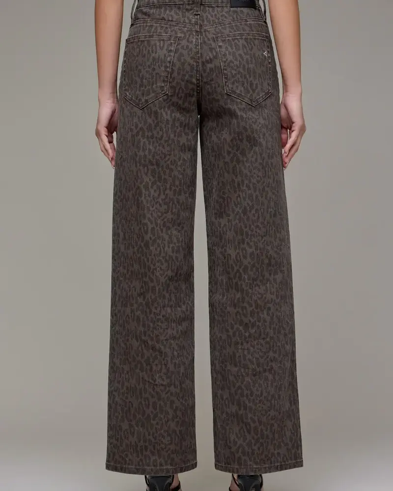 Logan Dad Jean | Brown Cheetah