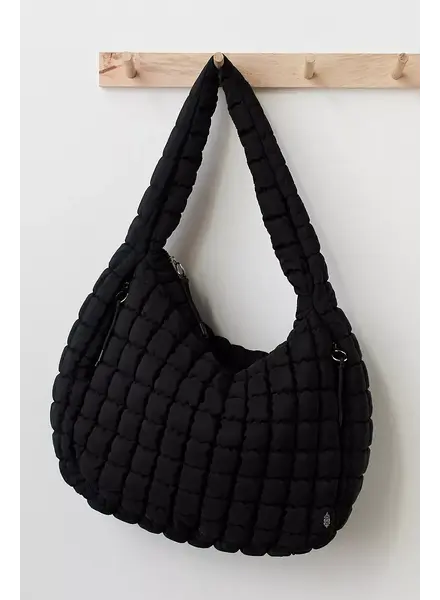 Free People Quilted Carryall Bag | Black