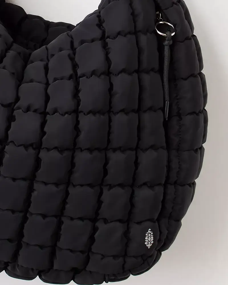 Free People Quilted Carryall Bag | Black