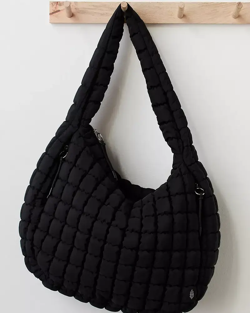 Free People Quilted Carryall Bag | Black