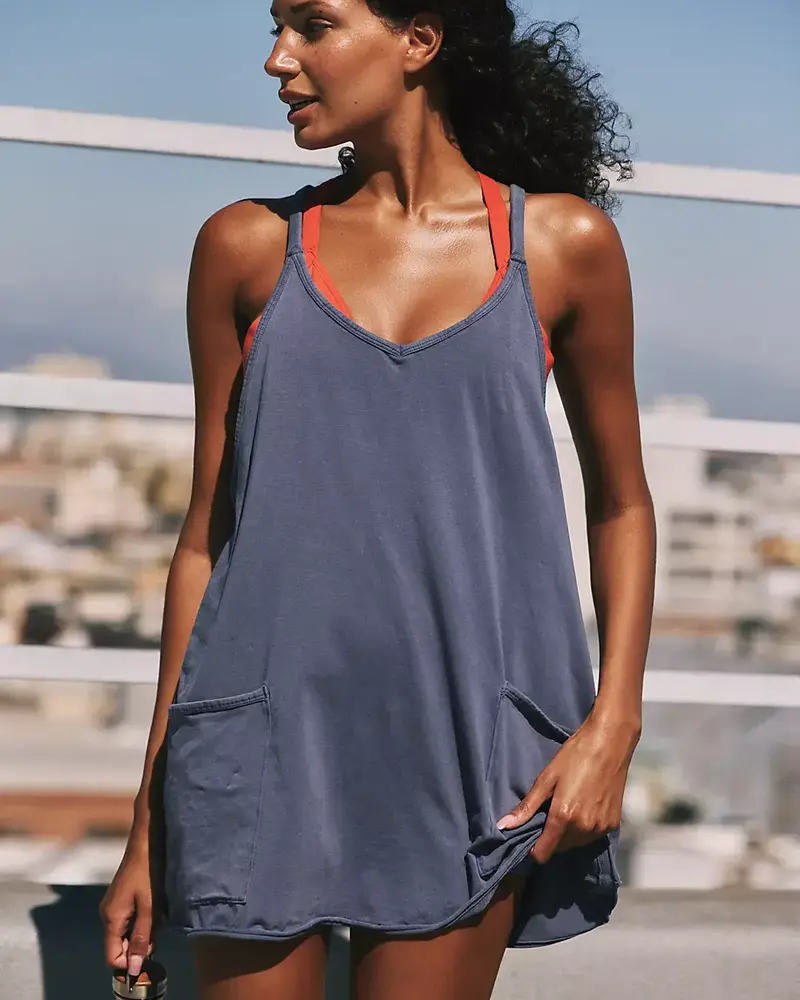 Free People Hot Shot Mini Dress | Indigo