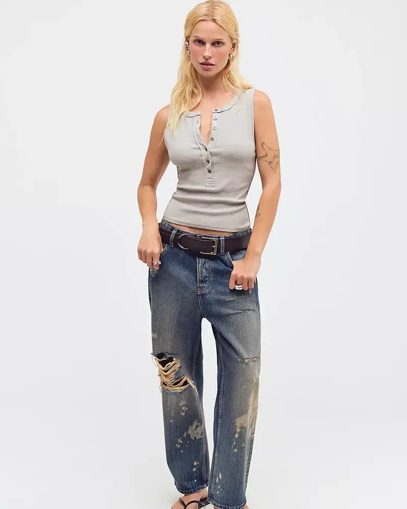 Free People Jamie Henley Tank | Grey