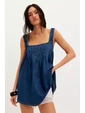 Free People Katie Denim Tunic