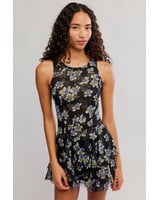 Free People Raven Printed Mini Dress | Midnight