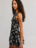 Free People Raven Printed Mini Dress | Midnight