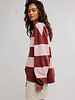 Free People Classic Striped Oversized Crewneck | Strawberry