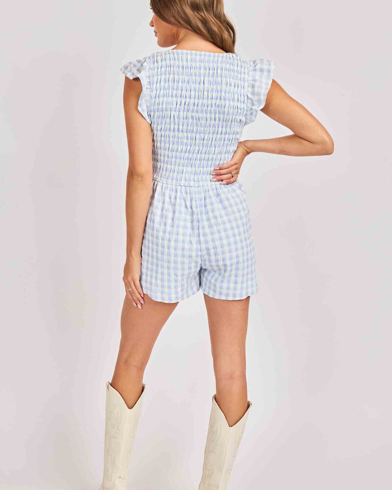 Sky Blue Romper