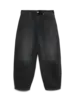 Vero Moda Billie High Rise Barrel Jean | Black 32 Inseam