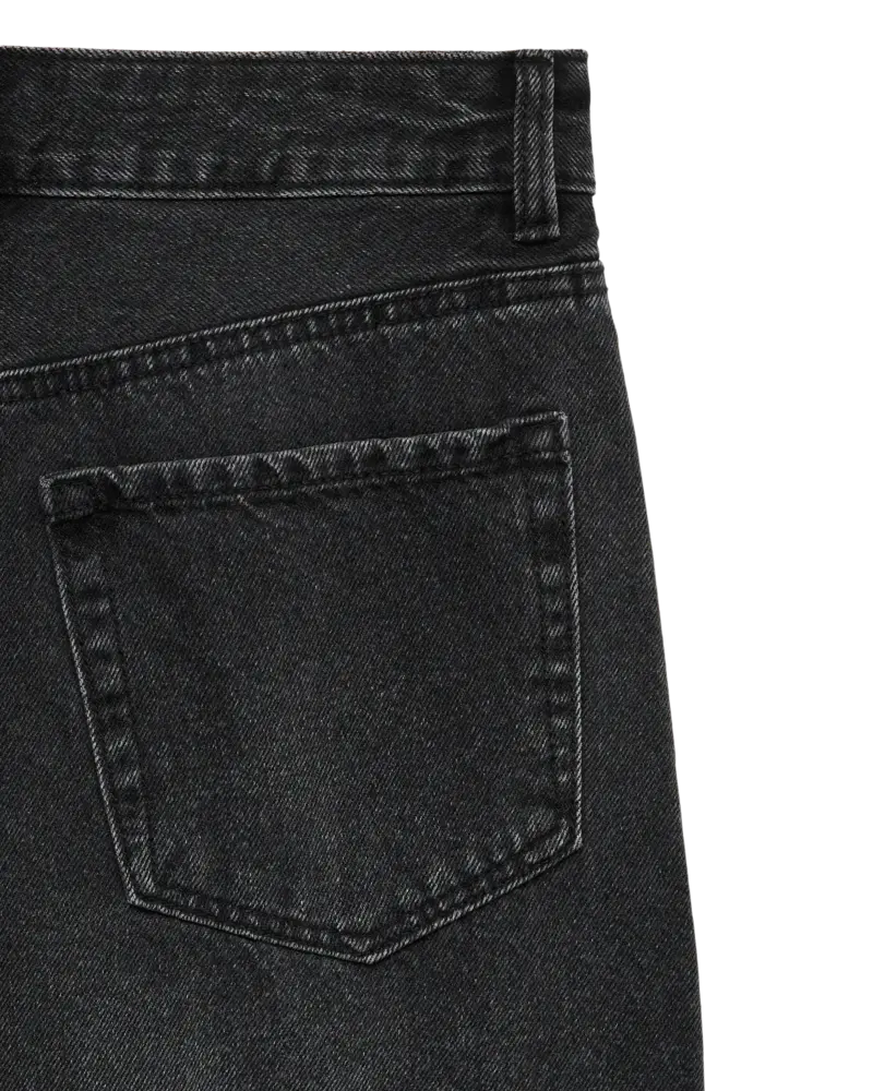 Vero Moda Billie High Rise Barrel Jean | Black 32 Inseam