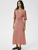 Arjana Ruching Dress | Rose