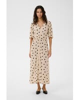 Arjana Ruching Dress | Polka Dot