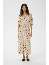 Arjana Ruching Dress | Polka Dot