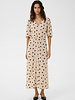 Arjana Ruching Dress | Polka Dot