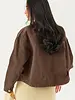 Vero Moda Jamie Denim Shacket | Chocolate