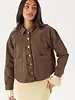 Vero Moda Jamie Denim Shacket | Chocolate