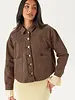 Vero Moda Jamie Denim Shacket | Chocolate