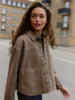 Vero Moda Jamie Denim Shacket | Chocolate
