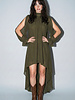Heidi High Low Halter Dress | Olive