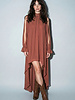 Heidi High Low Halter Dress | Mauve